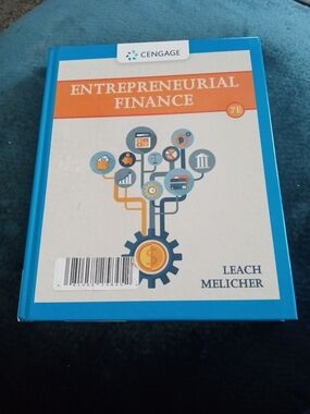 LIKE NEW Cengage Entrepreneurial Finance Melicher 7 Ed. ISBN 978-0-357-44204-3